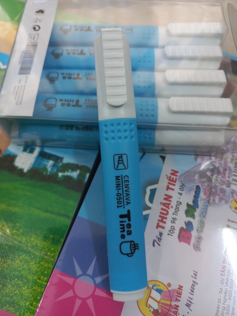 Bút Dạ Quang Mini Cenvava 0501 nét 4mm