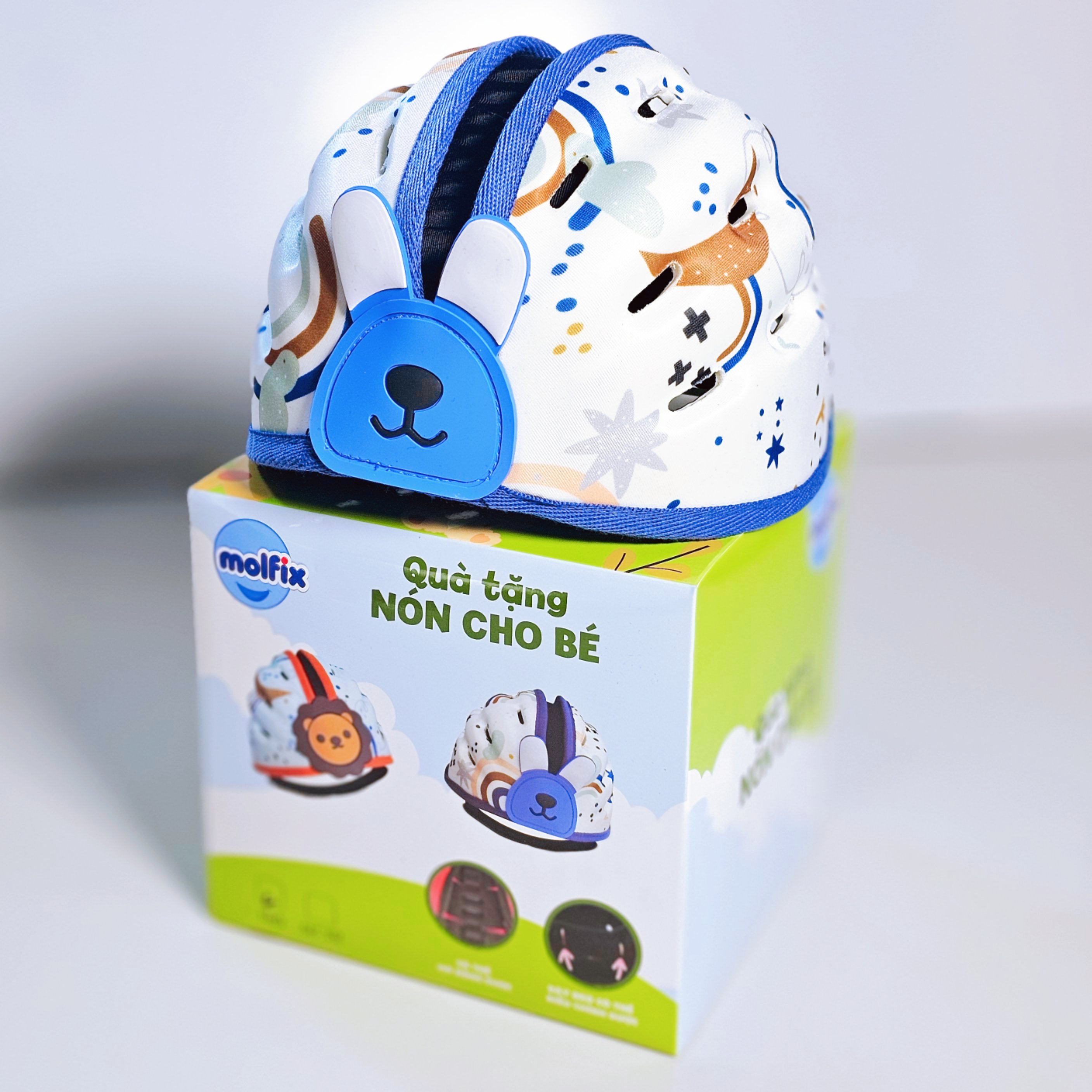Nón bảo vệ đầu cho bé từ 6 tháng đến 3 tuổi (GIAO MẪU NGẪU NHIÊN)