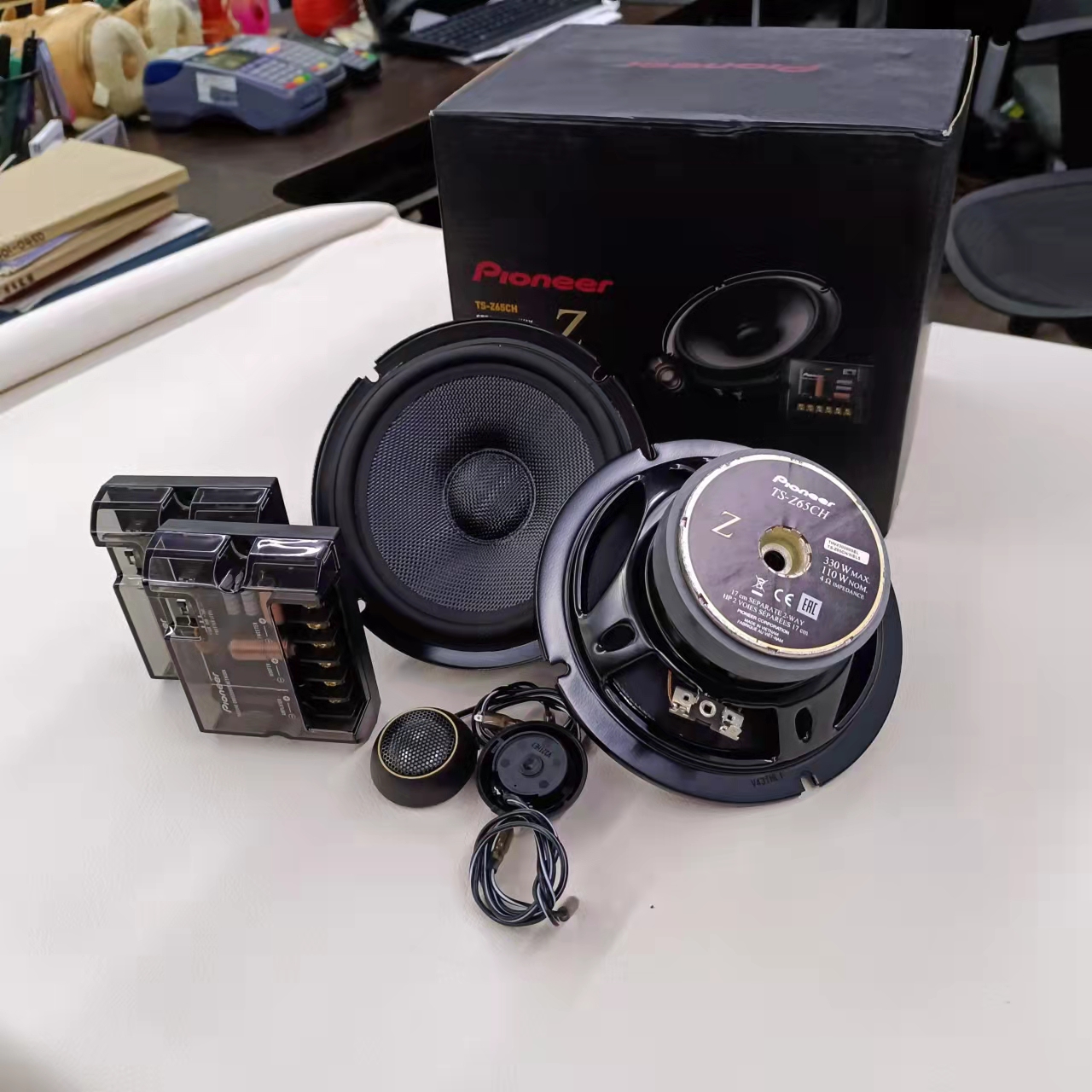 USED SET Pioneer TS-Z65CH 330W 6.5'' 2-Way Component Speaker System  Lazada Singapore
