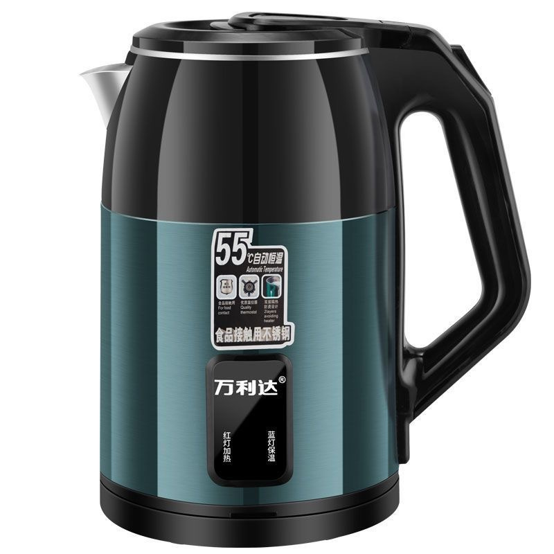 XIAOMIMIJIA 3.0L automatic thermal insulation electric kettle, automatic power off, household kettle, double-layer color steel electric kettle