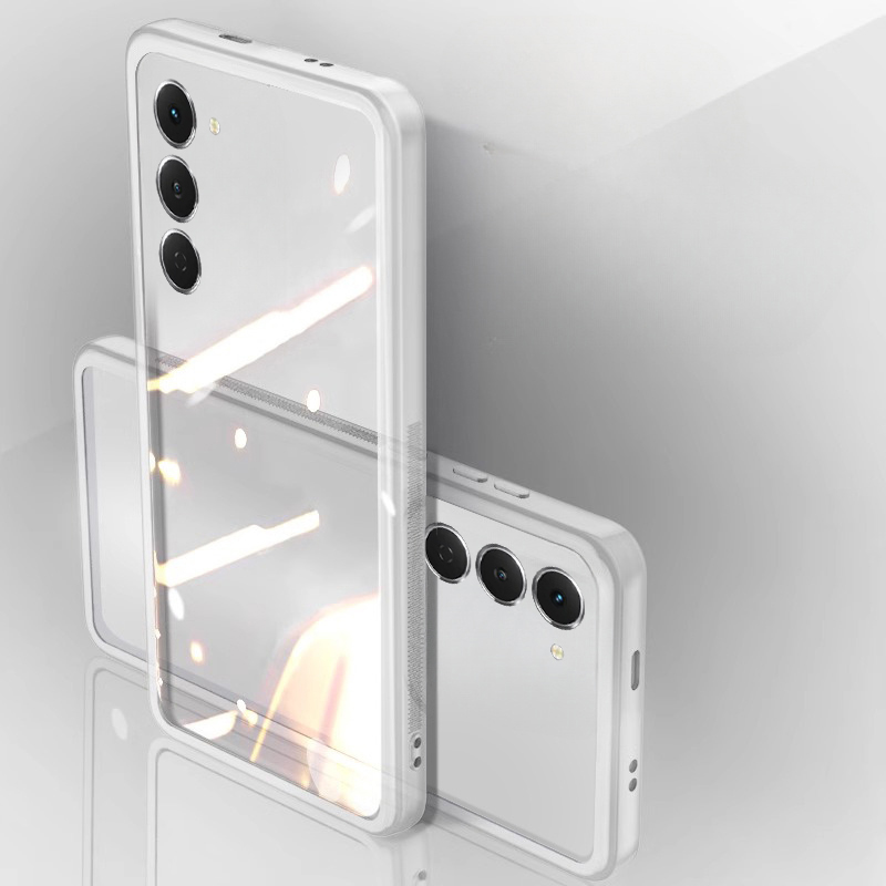 Phone cover Tecno Spark 40Pro Back case Camera Protection Semi Transparent Soft Silicone Shockproof with Lens Protector Films For Tecno Spark 40 Pro + Phone casesd. 