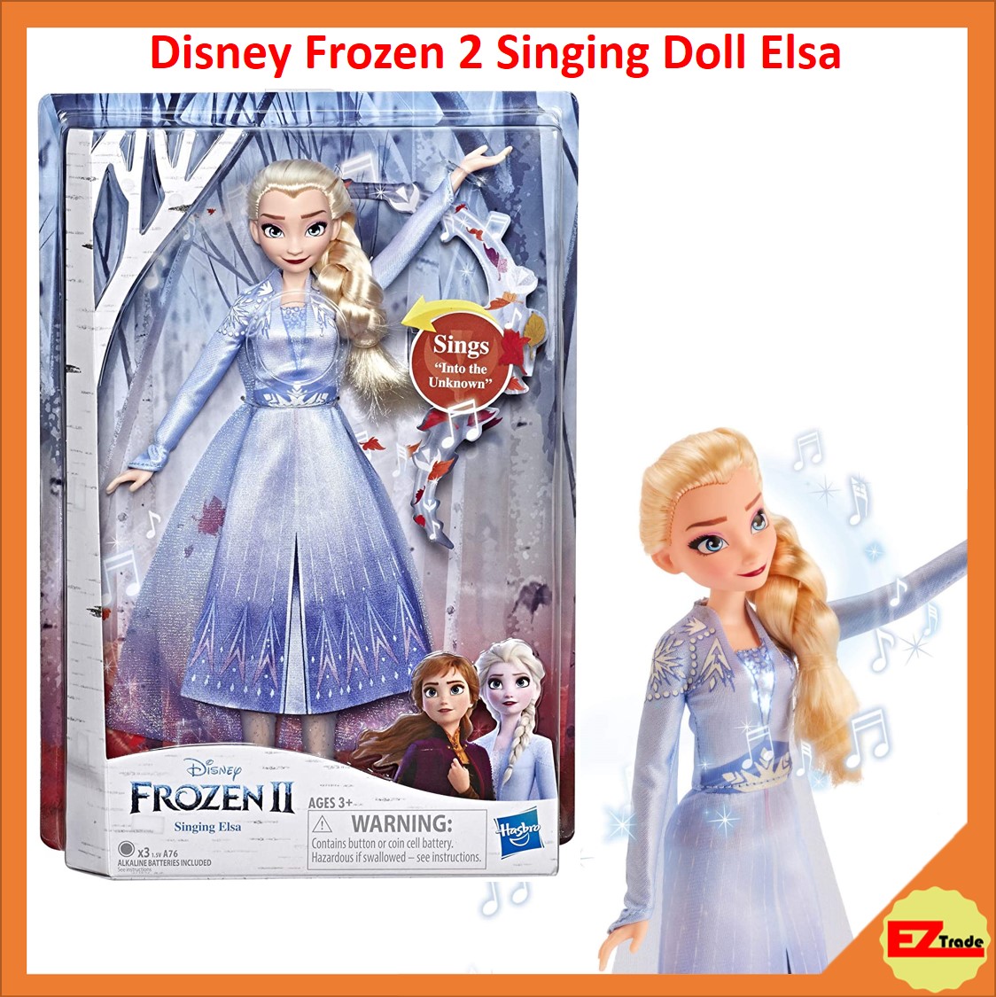 frozen 2 singing doll