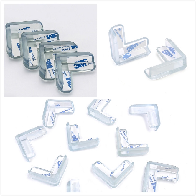 Set 4 bịt cạnh bàn silicon bảo vệ an toàn cho bé
