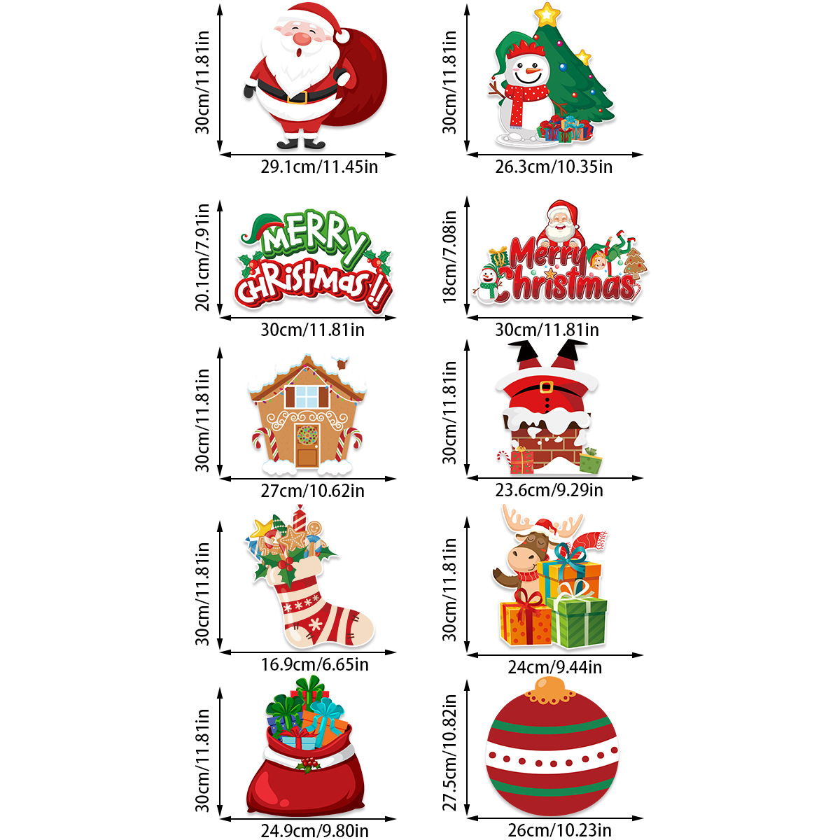 Christmas Decoration Door Hanging Banner Merry christmas Home Decoration Couplet Door Curtain