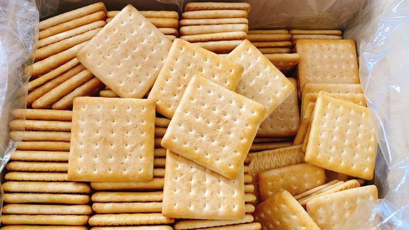 Bánh lạt vuông không đường - cực ngon 250g