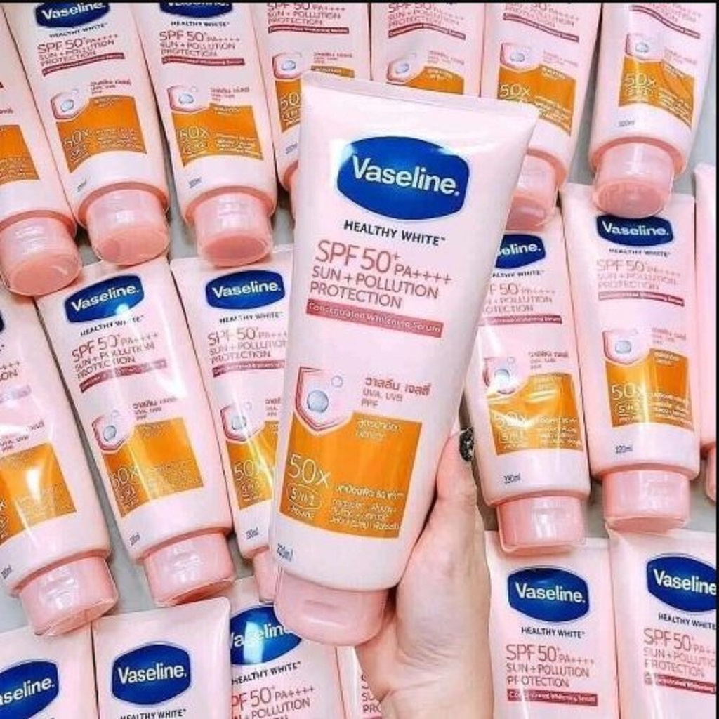[HCM] Sữa dưỡng thể trắng da body Vaseline 50x 320ml