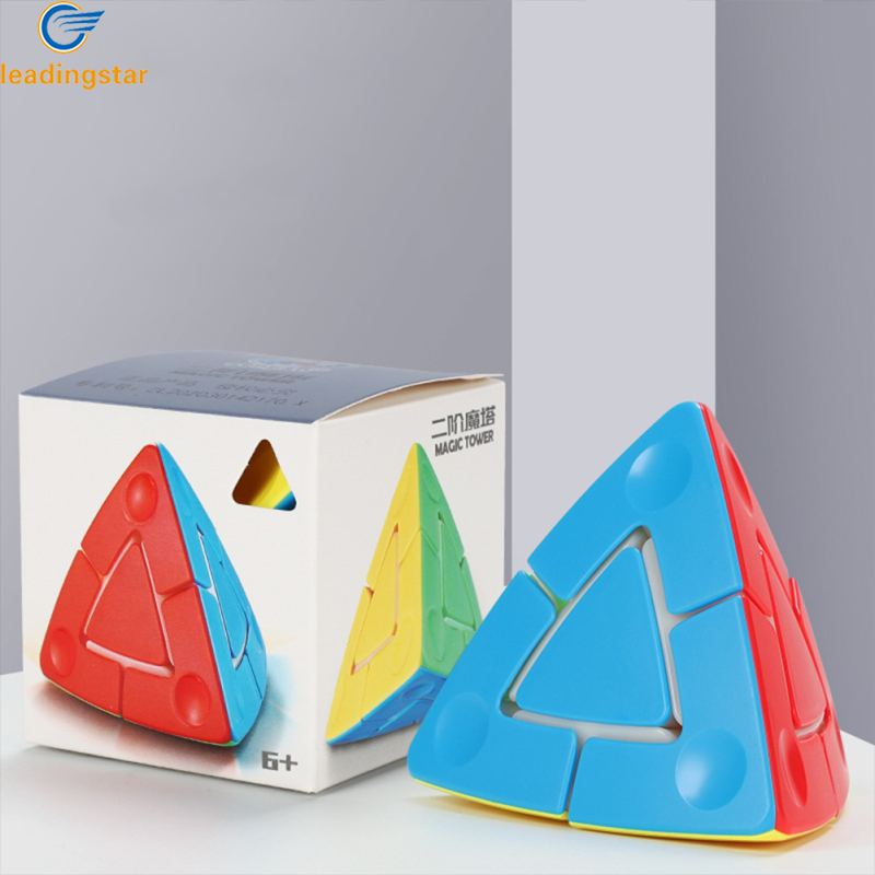 LeadingStar Fast Delivery Shengshou 2x2x2 Magic Tower Pyramid Magic Cube Speed Cube Educational Toys