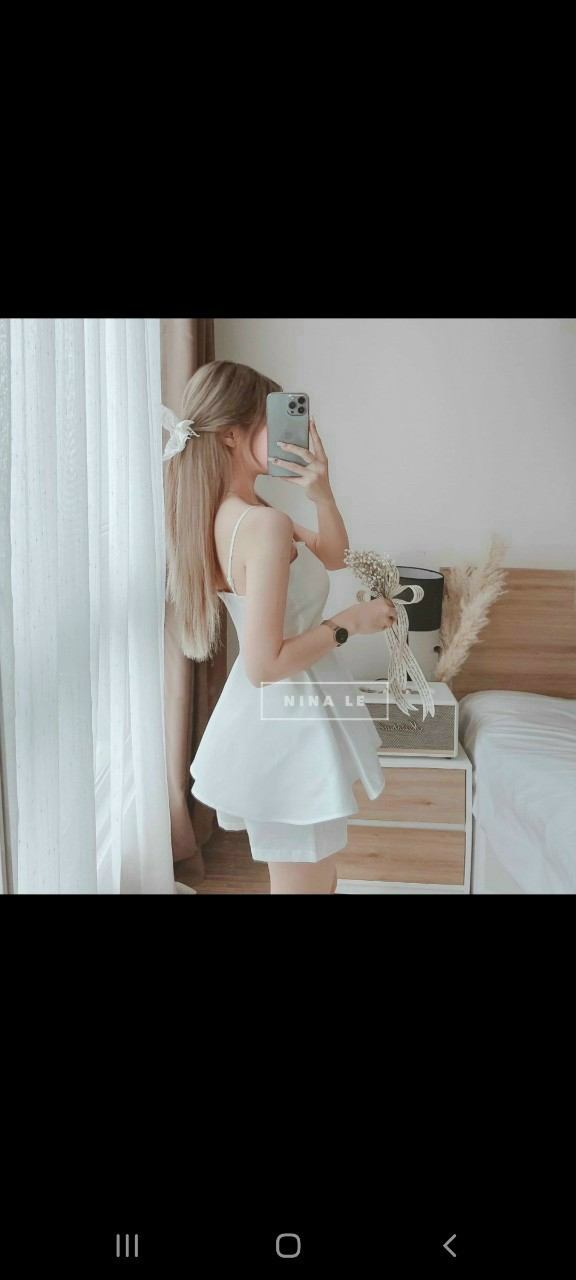 Set đồ đùi 2 dây xinh xắn
