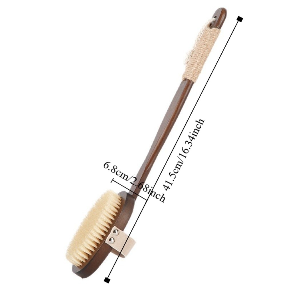 Remove Exfoliating Massage Bath Back Brush Detachable Design Long ...