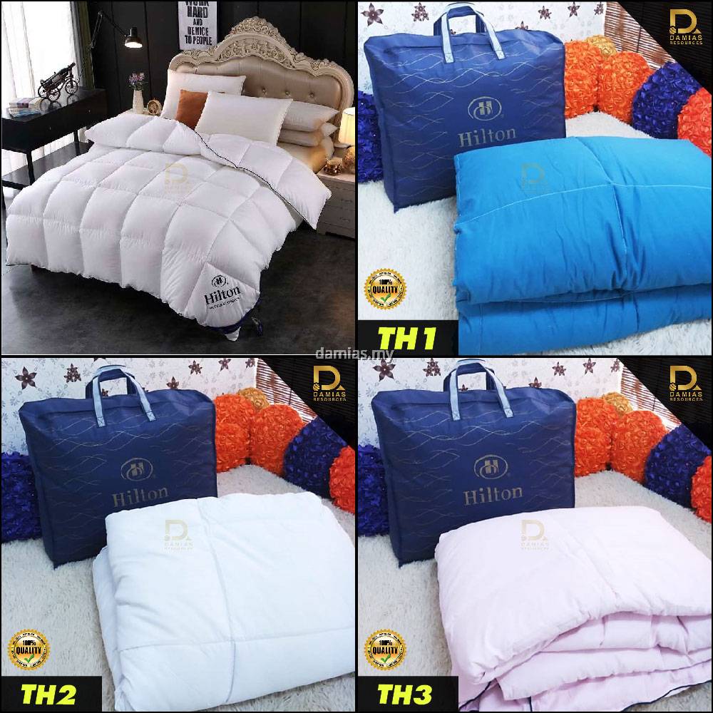 Toto comforter premium hilton Lazada