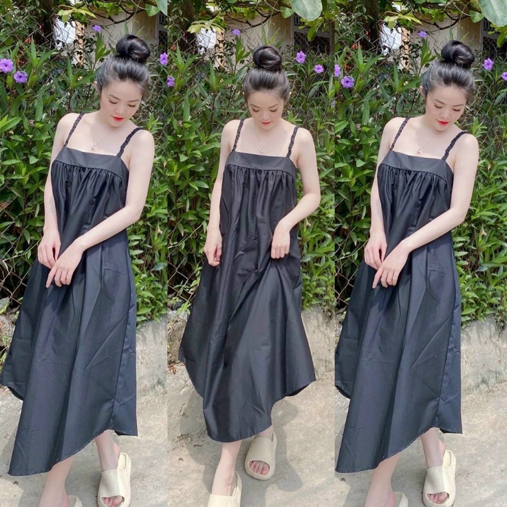 ĐẦM MAXI HÀNG ĐẸP SỊN MỊN MÀU CỰC KỲ HOT