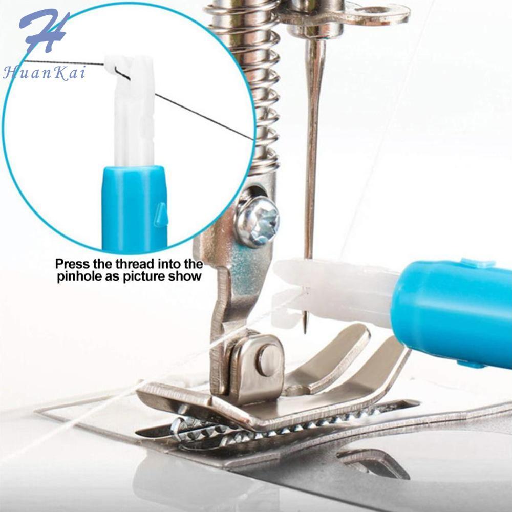 HK Sewing Machine Needle Installation Tool Automatic Threader Inserter Sewing Quick Threader Needle Threading Tool Sewing Accessories
