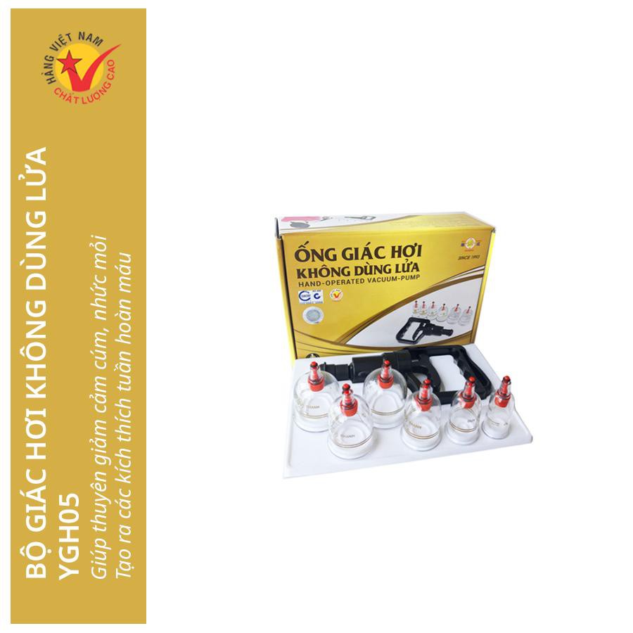 Bộ Giác Hơi Không Dùng Lửa Duy Thành YGH05 (6 Ống Giác)