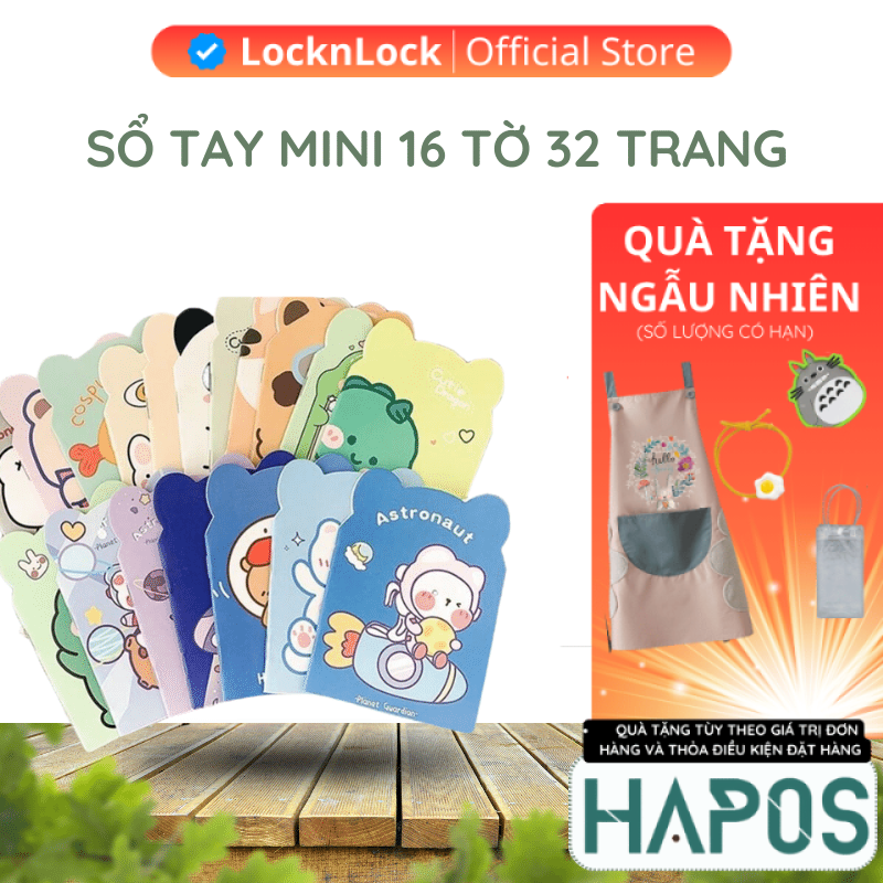 (Quà không bán) Sổ tay cá nhân mini/ Sổ Noted 32 Trang - HAPOS OFFICIAL