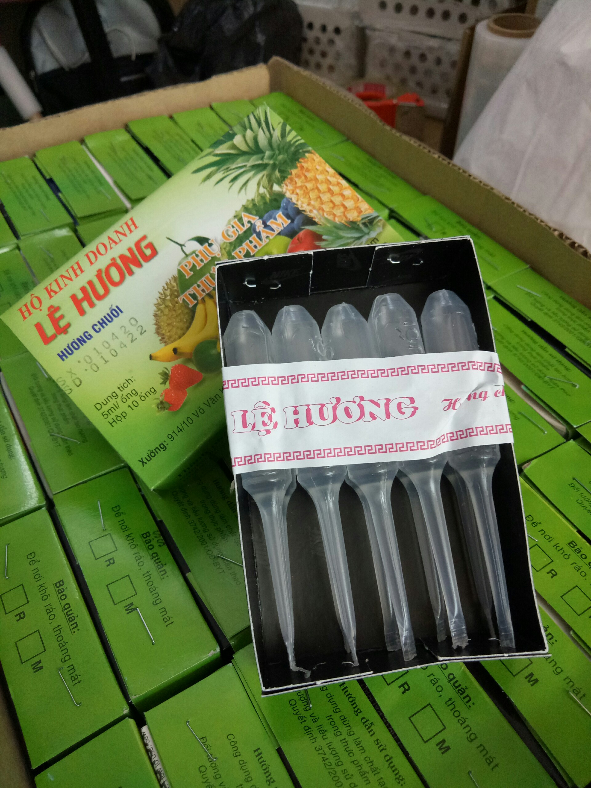 {HÔP 10 ỐNG } TINH DẦU CHUỐI LỆ HƯƠNG LOẠI 1