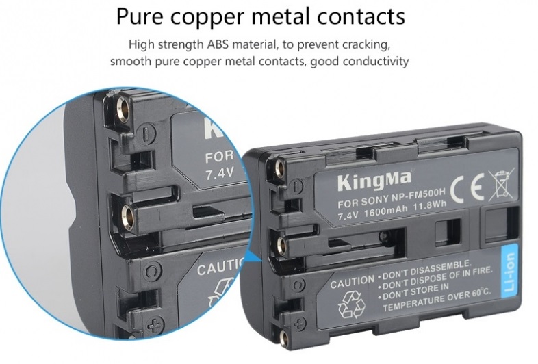 PIN MÁY ẢNH KINGMA CHO SONY NP-FM500H