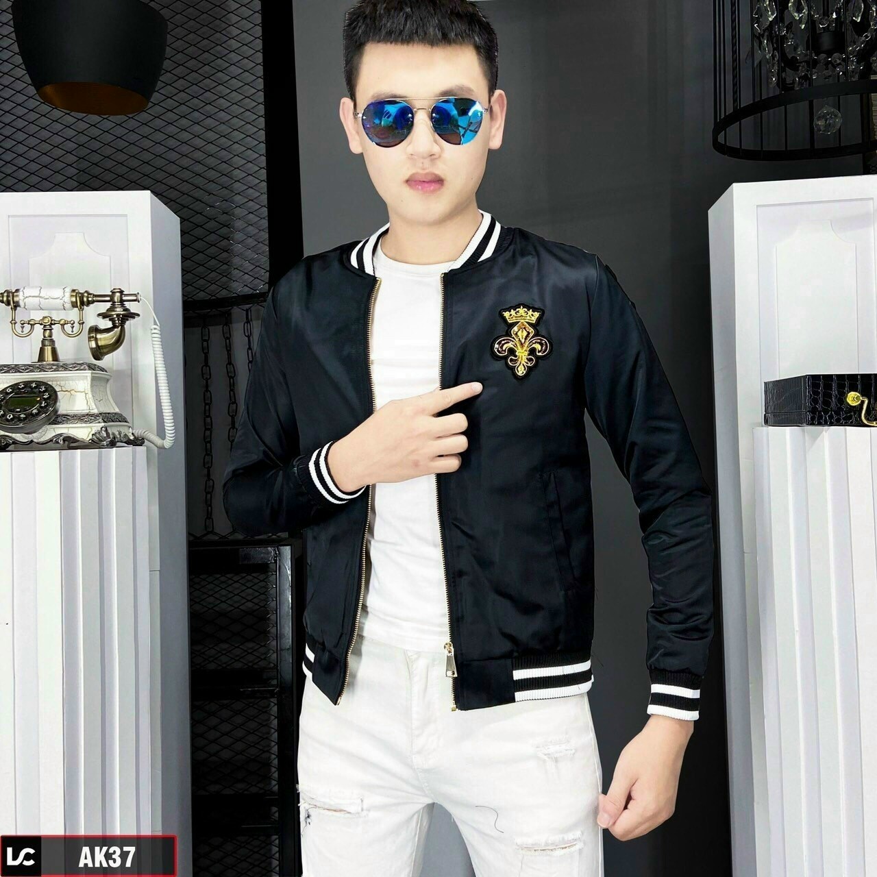 ÁO KHOÁC VẢI DÙ NAM 2 LỚP CAO CẤP - CHẤT VẢI MỀM MỊN DÀY DẶN , CHUẨN MEN THỜI TRANG MENSHOPPS KD115