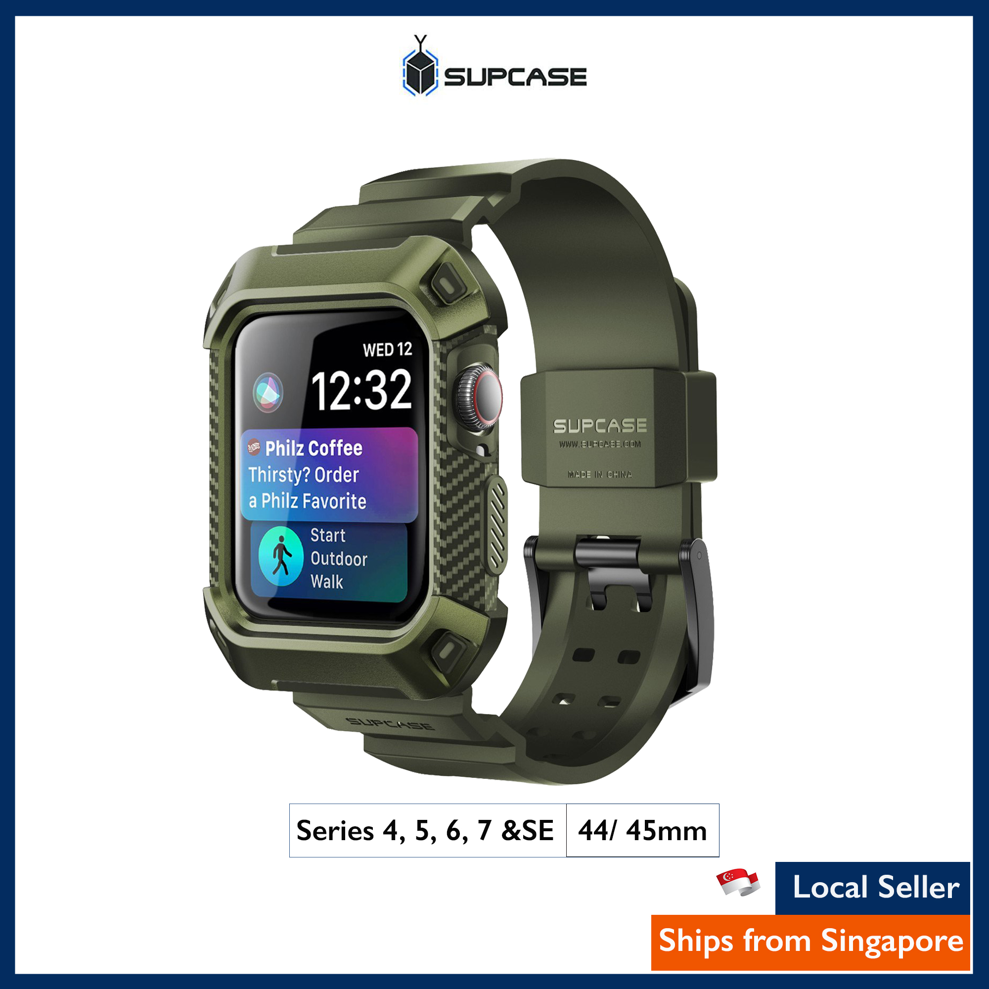 supcase unicorn beetle pro apple watch 4