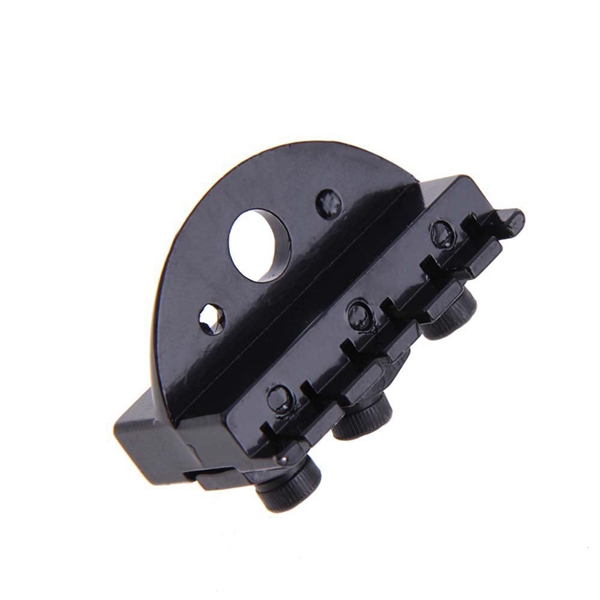 1 Set 6 String Saddle Headless Guitar Bridge Tailpiece Black for Electric Guitar Parts Replacement