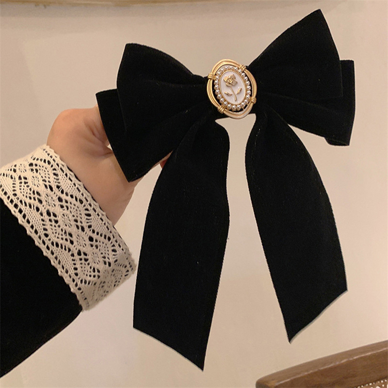 New%20Black%20Velvet%20Bow%20Hair%20Pins%20Elegant%20Fabric%20Alloy%20Roses%20Hair%20Clips%20for%20Women%20Fashion%20Ponytail%20Barrette%20Heawear%20Accessories%20DFGGT%20-%20Image%203