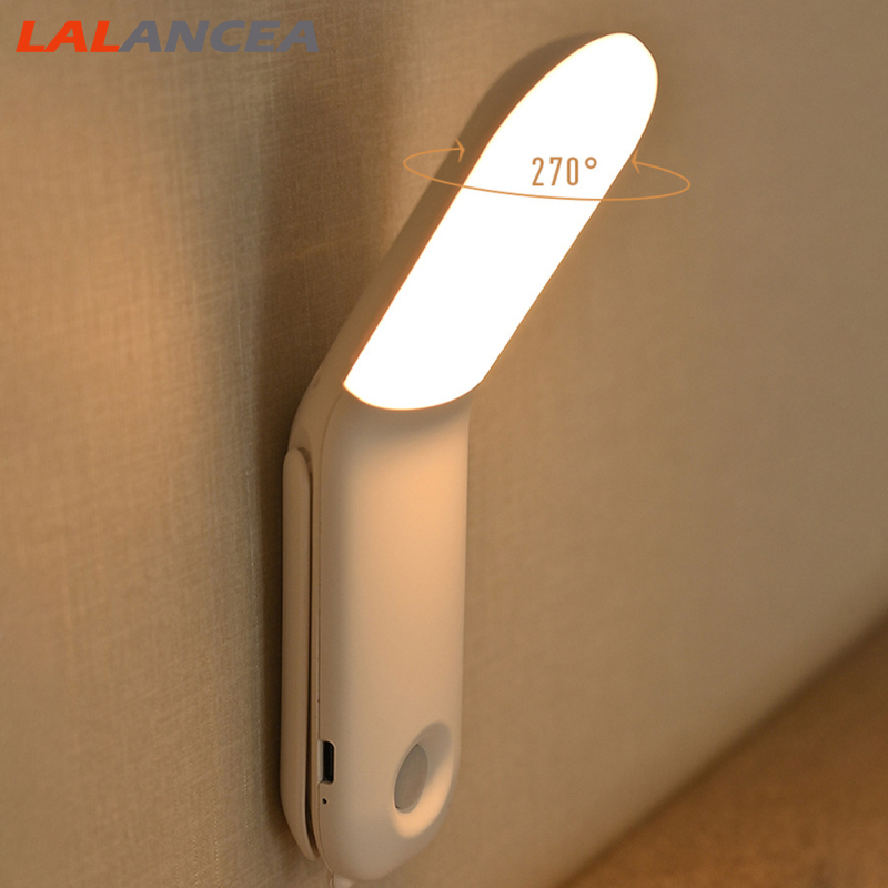 Lalancea [Hàng có sẵn] Đèn cảm biến chuyển động đèn ban đêm cảm biến thông minh LED có điều khiển từ xa để chiếu sáng Tủ hành lang phòng ngủ trong nhà