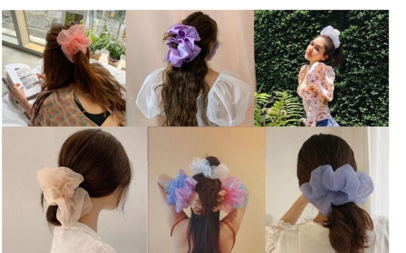 dây cột tóc scrunchies ( sp quà tặng nhắn tin shop để chọn họa tiết )