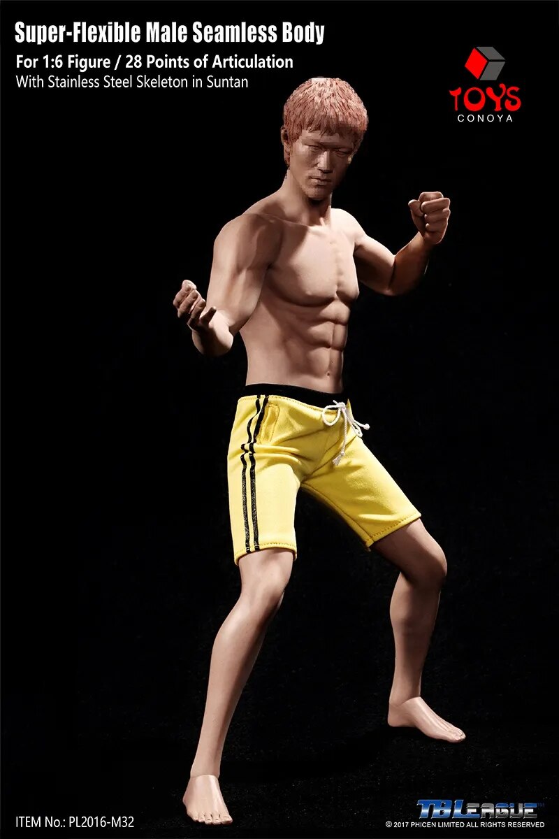Super-Flexible Male Seamless Body Version M36 Model, One-sixth scale  action figures