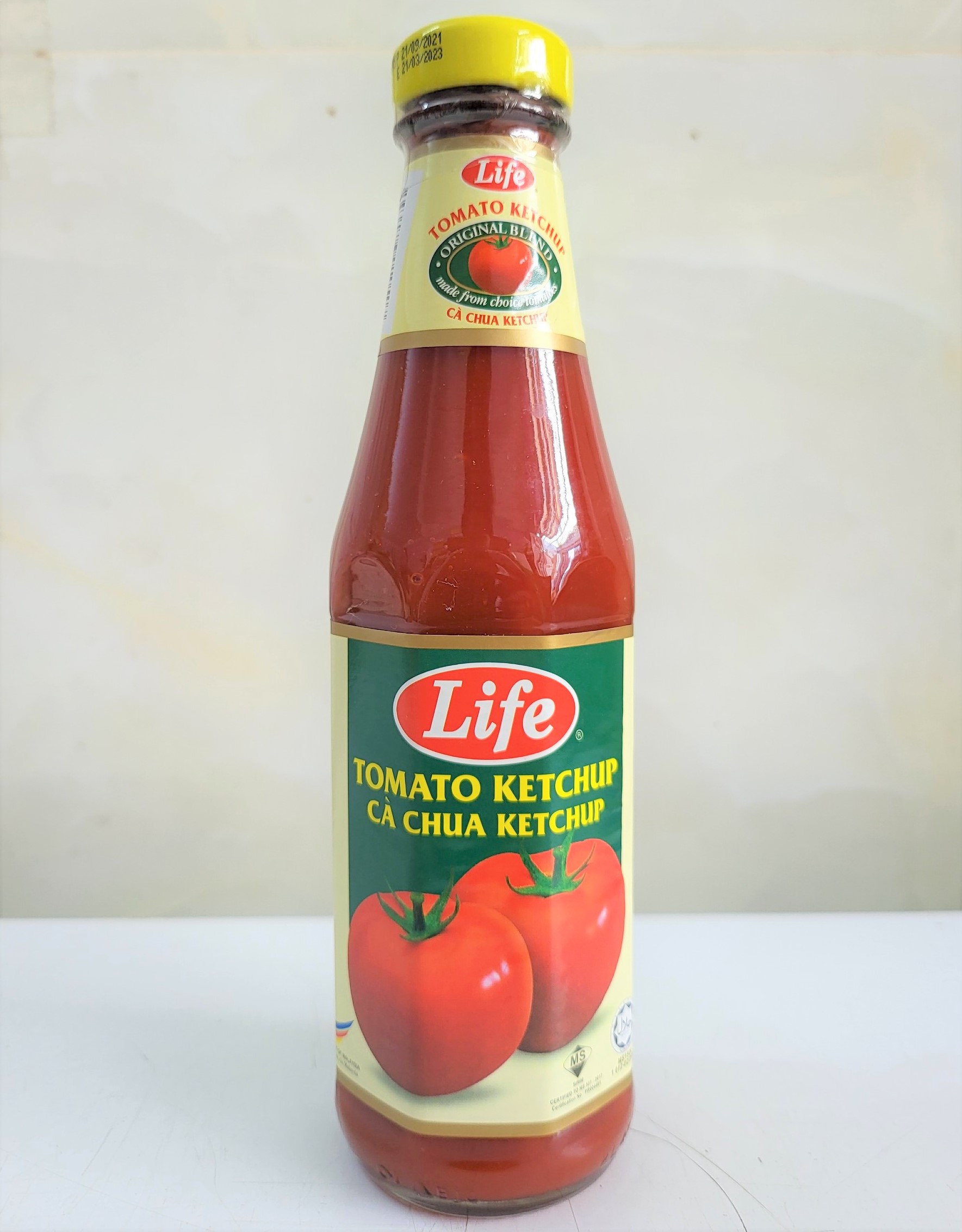 Chai TT 330g TƯƠNG CÀ CHUA Malaysia LIFE Tomato Ketchup halal tgc-hk