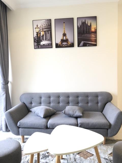 Bộ 3 bức tranh canvas Paris chiều