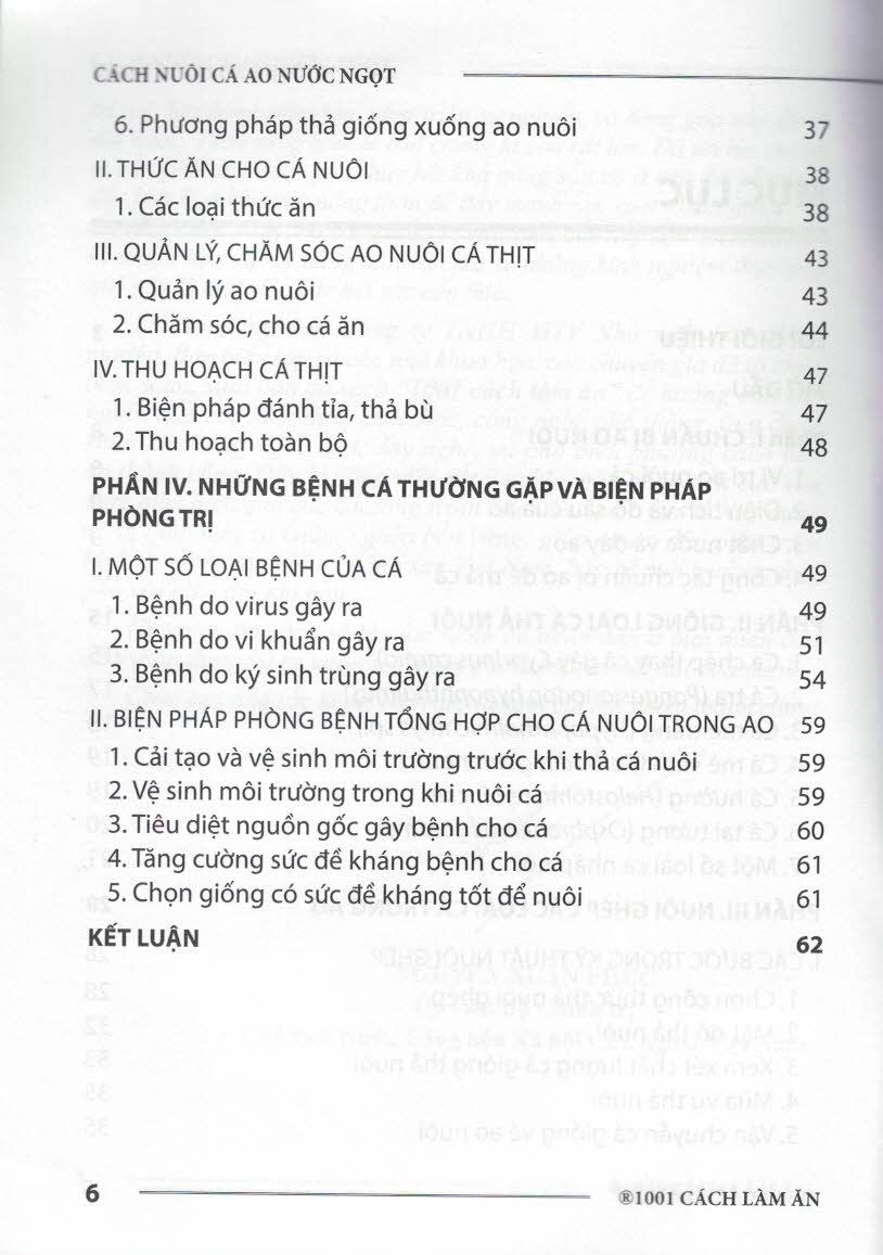 Cách Nuôi Cá Ao Nước Ngọt