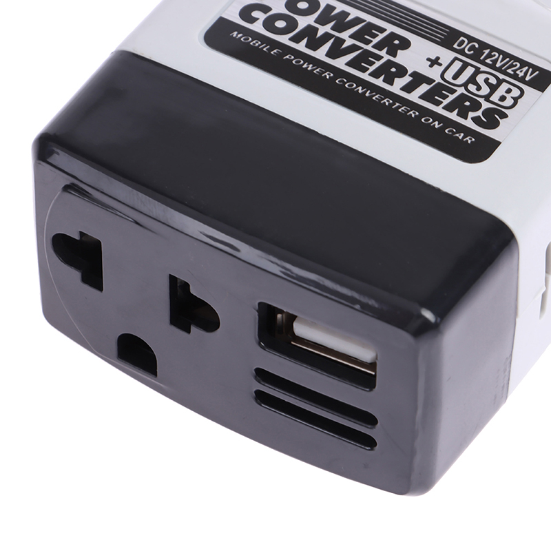 Transformar Mobile Phone USB Car Power Converter Dc 12/24V To Ac 220V Car Inverter For Phone ...