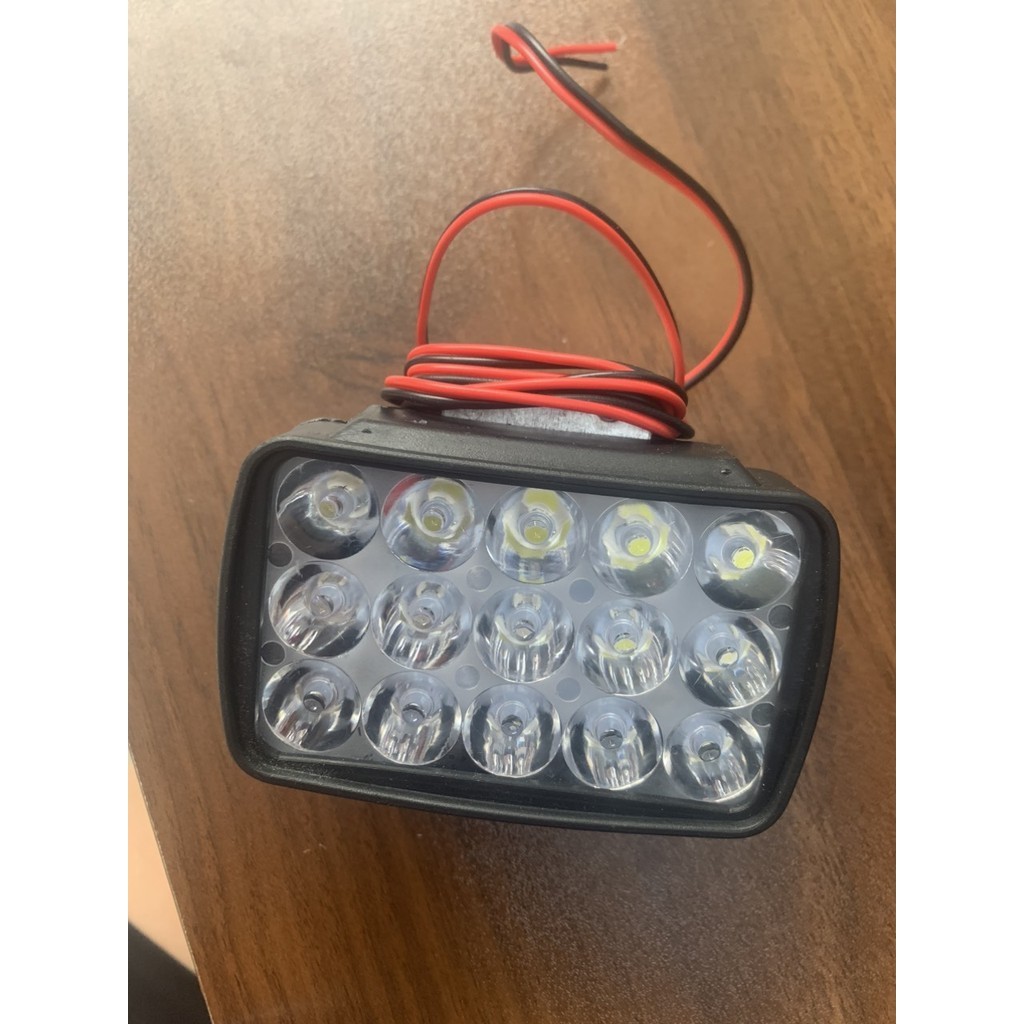 Đèn Pha LED 15 Bóng 1000lm Dành Cho Xe máy xe điện