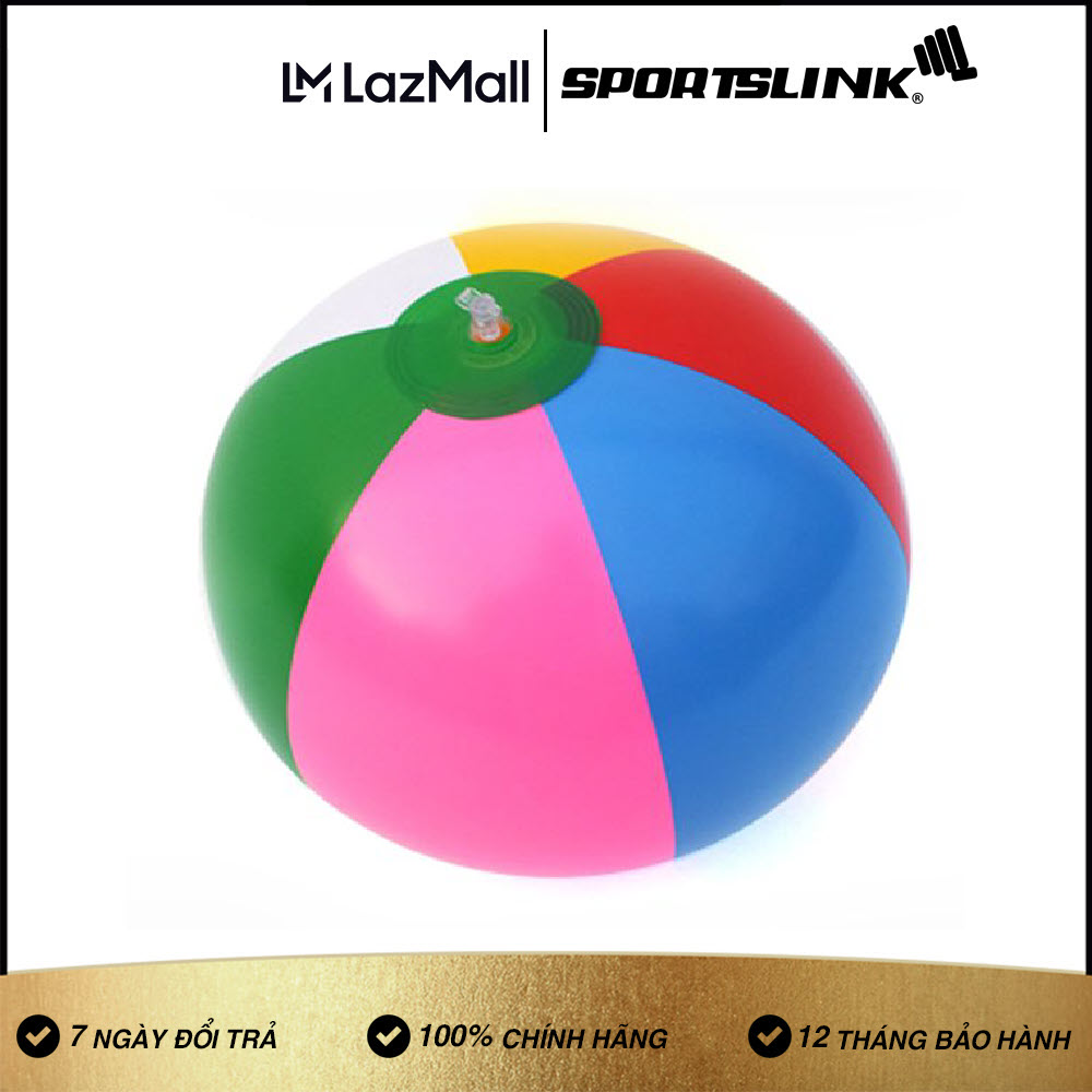 Bóng chơi bãi biển PVC cho bé 6 màu (1 Quả)