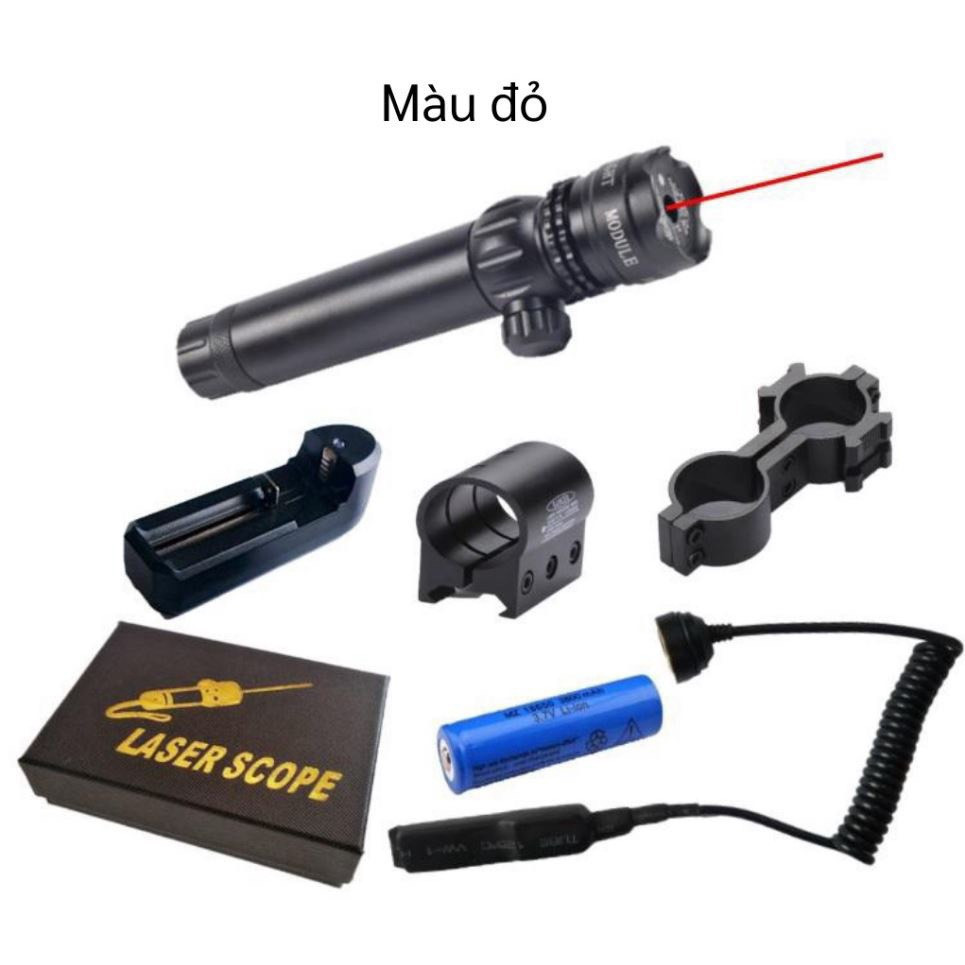 Đèn laze - đèn pin laser 303, tia xanh lá, tia đỏ cực mạnh, siêu sáng, bảo hành 24 tháng