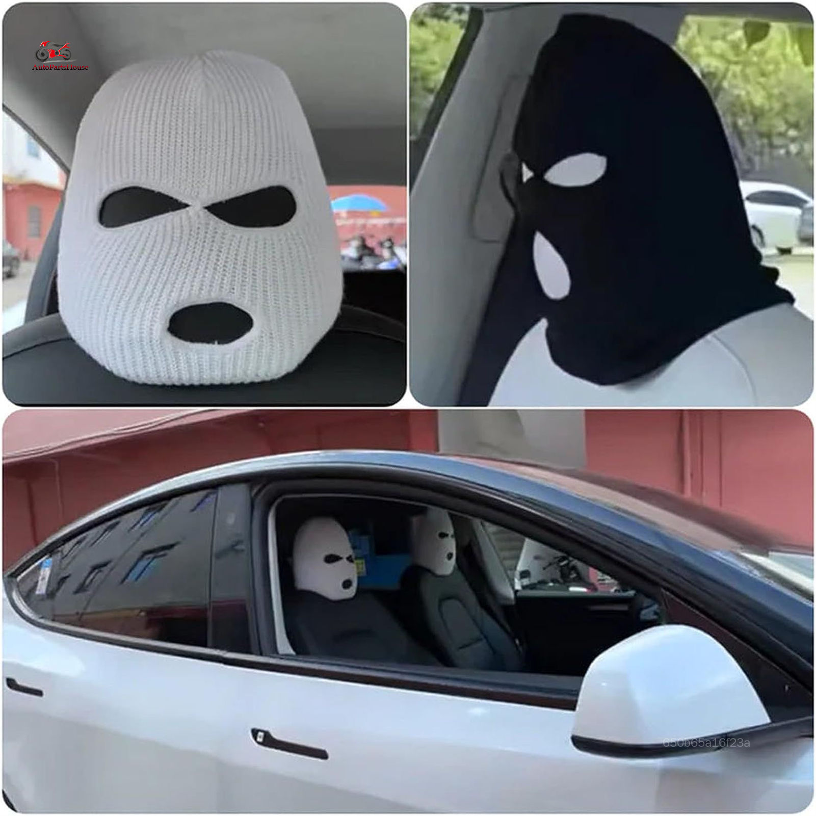 Fun Auto Headrest Covers Elastic Head Rest Protector Cover For Rear/Front Seats for Car Interior DecorationFun Auto Headrest Covers Elastic Head Rest Protector Cover For Rear/Front Seats for Car Interior Decoration DFTY-MY