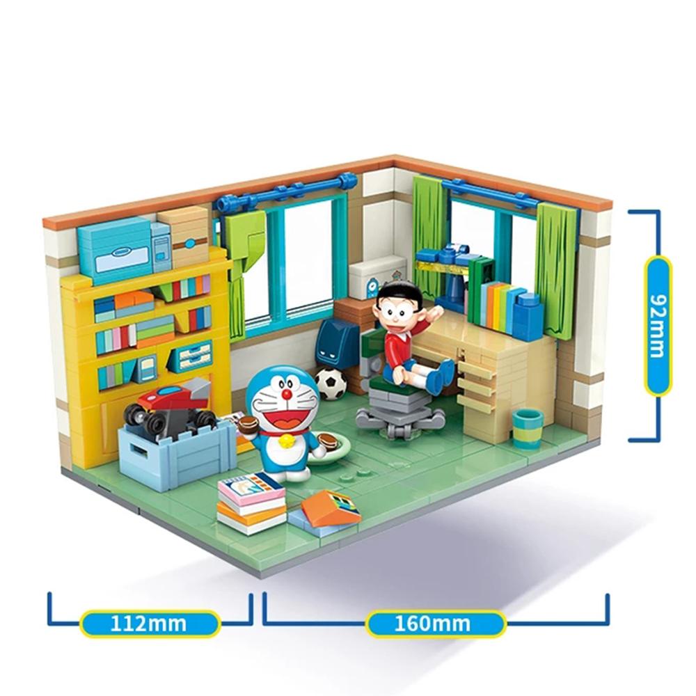 利Bộ Đồ Chơi Lắp Ráp Mô Hình Doraemon Sáng Tạo Cho Bé
