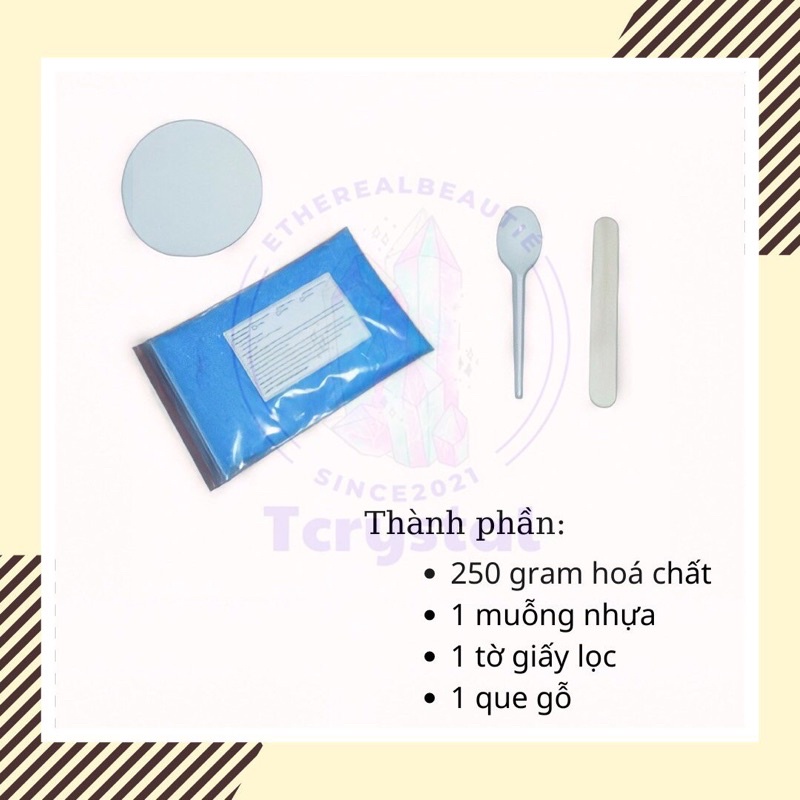 Combo - CuSO4 - nuôi tinh thể Đồng Sunfat + hướng dẫn