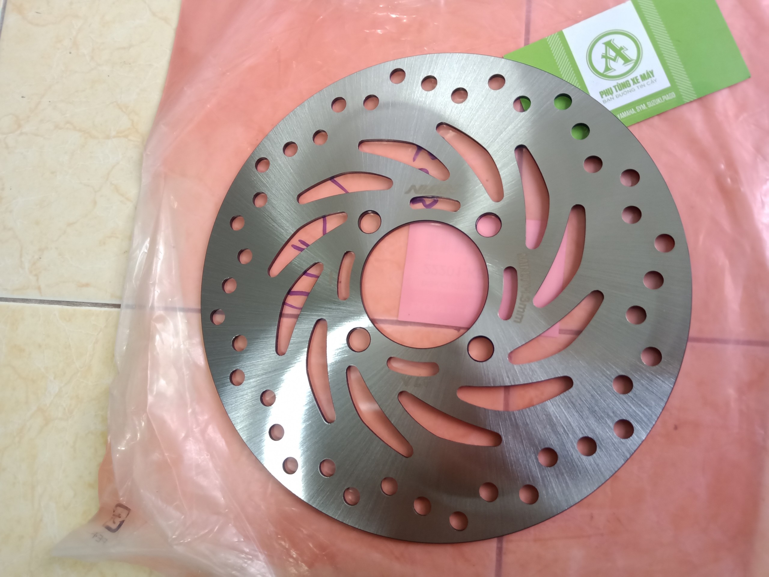 Đĩa phanh dầu trước WAVE RSX , BLADE SỐ ,WAVE S110