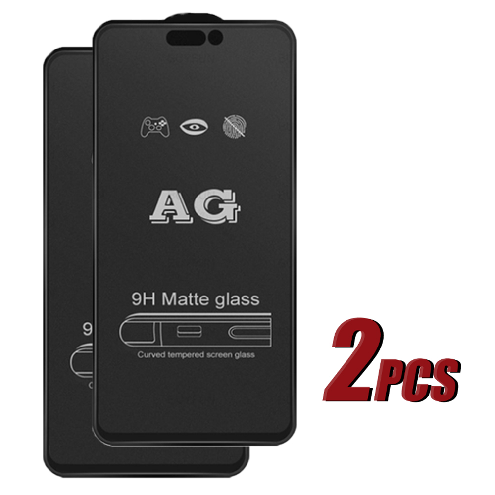 2Pcs Ag Matte Frosted Tempered Glass For Apple iPhone 15 Pro Max Screen Protector iPhone15 Plus iPhone15Pro iPhone 15Pro 15ProMax 2023 Film Cover