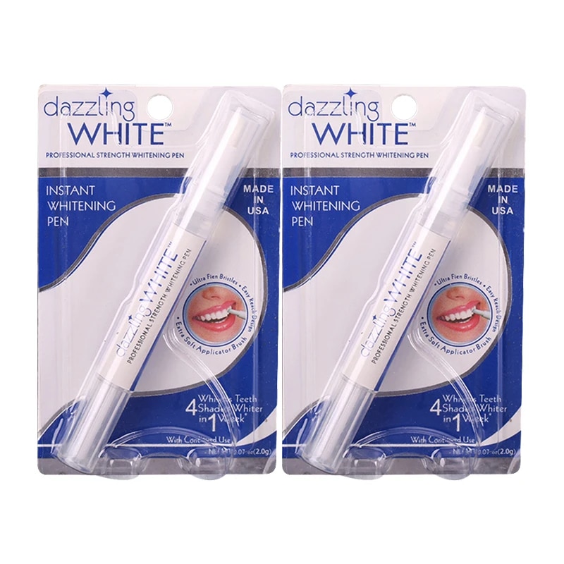 【Trending in Fashion】 Worth-Buy Popular choice Hot-Selling Factory-direct 2 pcs Teeth Rotary Peroxide Gel ing Kit Easy to Carry Dazzling White Teeth Pen