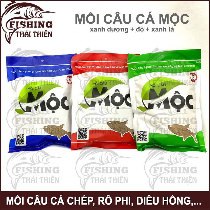 Combo mồi câu Mộc, tơ nhện