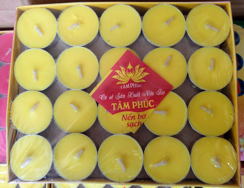 NẾN BƠ TEALIGHT hộp 100v