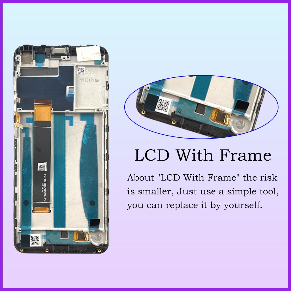 For ASUS Zenfone Max Plus M1 ZB570TL X018DC X018D LCD Display Touch Screen Digitizer Assembly Frame Replacement For ZB570TL LCD