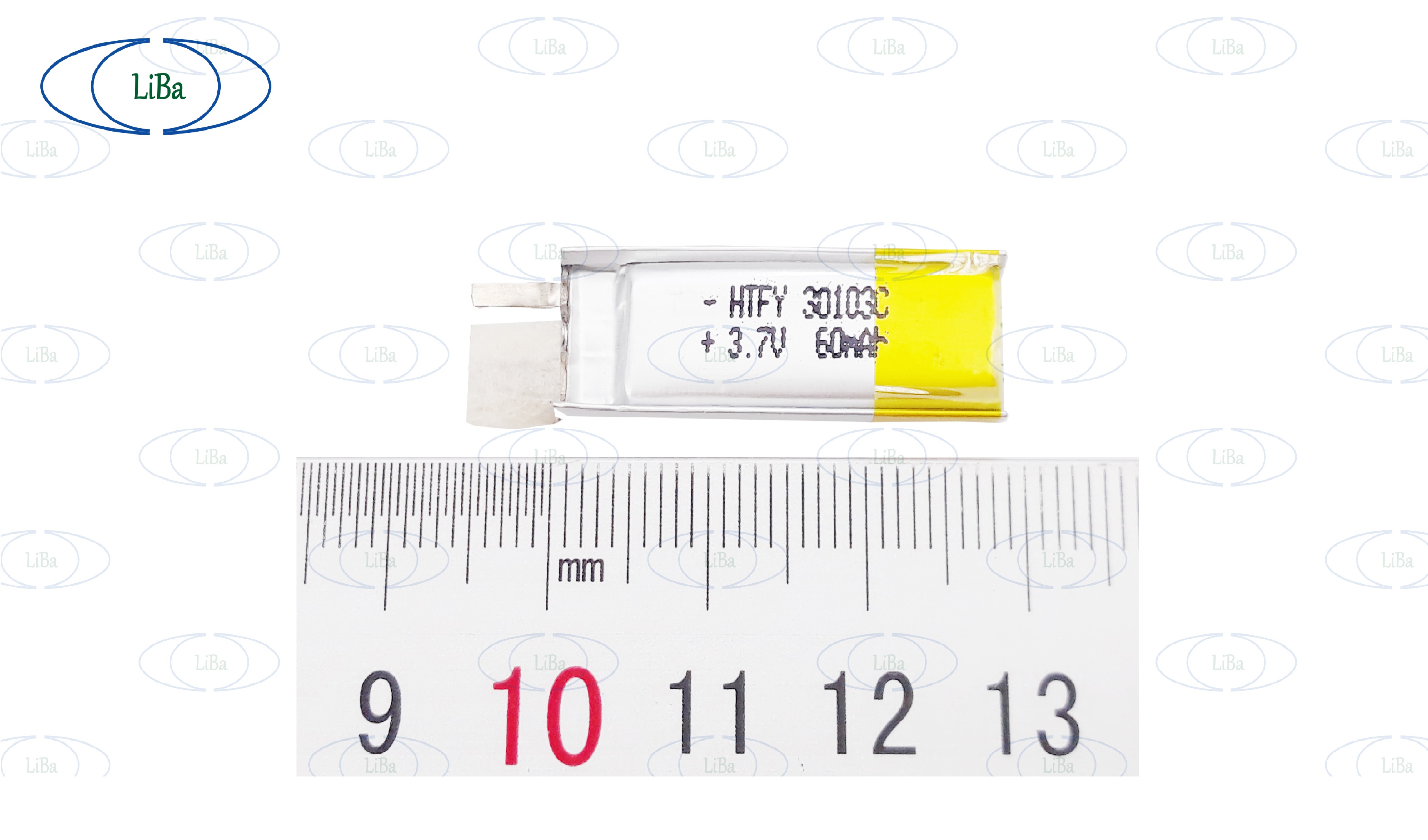 Pin headphone 3.7v 60mah 3x10x30 mm _ liba