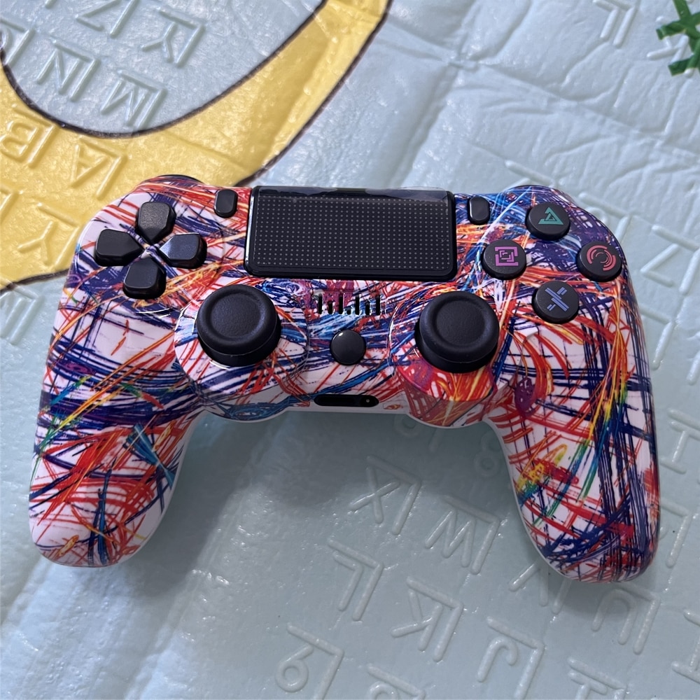 Wireless Bluetooth Gamepad for PS4 Controller Fit for PS4/Slim/Pro Console PS4 PC Joystick PS3 Controle Console Smart Vibration