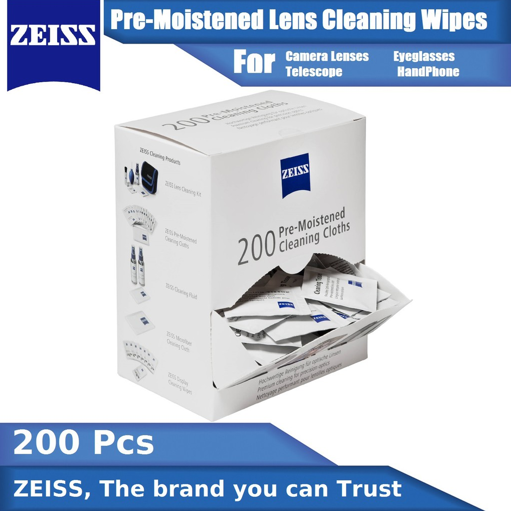 ZEISS Pre-Moistened Lens Cleaning Wipes (Box of 200) | Lazada Singapore