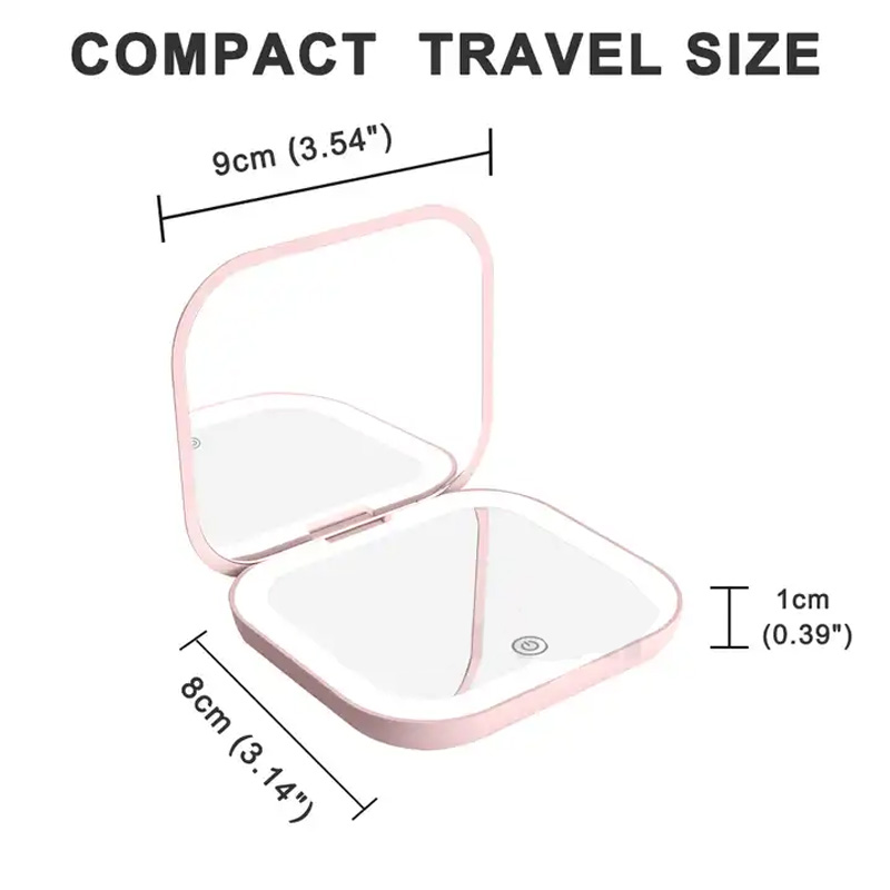 Compact%20Small%20Mini%20Gift%20Vanity%20Table%20Folding%20Led%20Lights%20Portable%20Hand%20Held%20Pocket%20Makeup%20Mirror%202X%20magnifying%20-%20Image%2010