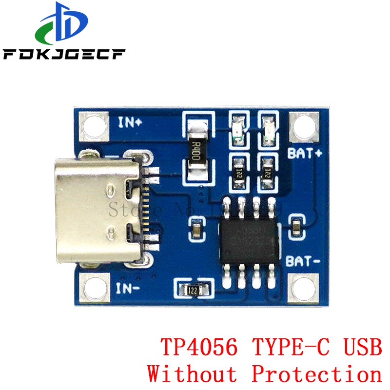 Mini Micro Type-C USB 5V 1A 18650 TP4056 Bộ Sạc Pin Lithium mô-đun bảng sạc với bảo vệ chức năng kép 1A Li-ion mạch tích hợp