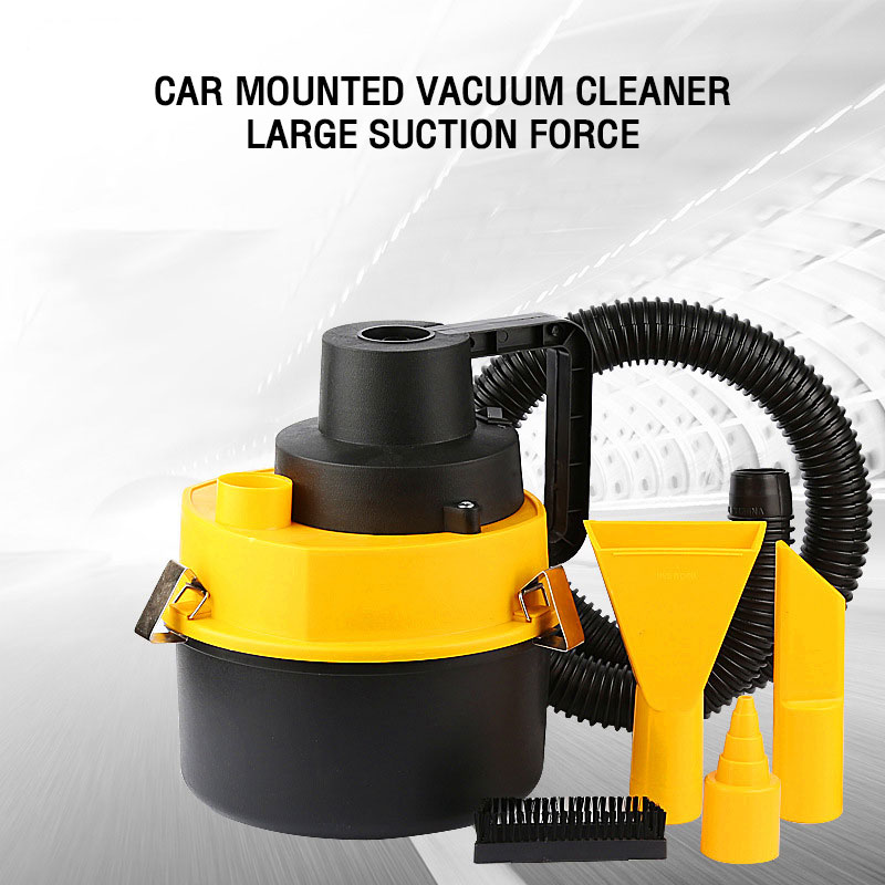KUDIXIONG Multifunctional barrel high-power car vacuum cleaner 12V wet and dry car vacuum cleaner large motor portable