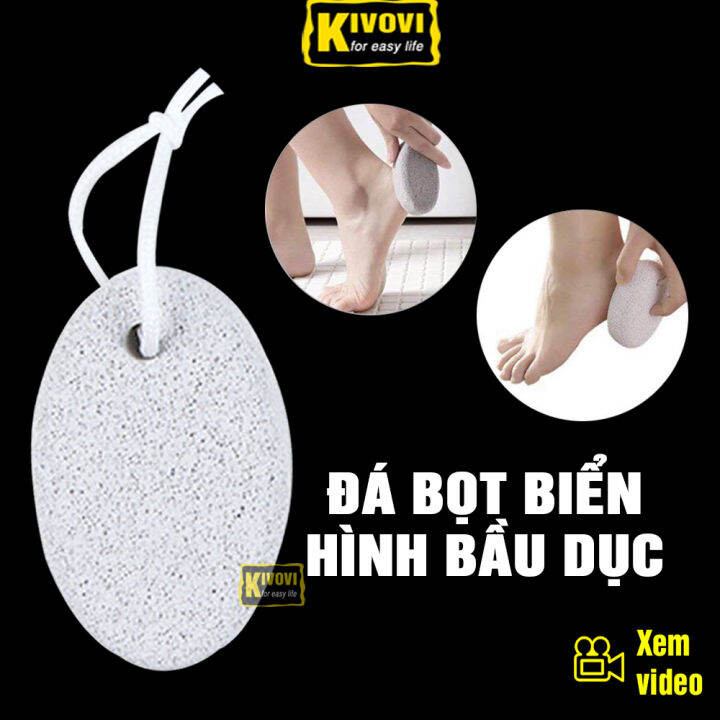 Stone sponge scrub with straps-tools grinding heel 3 in 1 multi-purpose-stone sponge scrub Oval has straps, stone exfoliating, states rub foot skin, stone grinding heel, planing heel-kivovi
